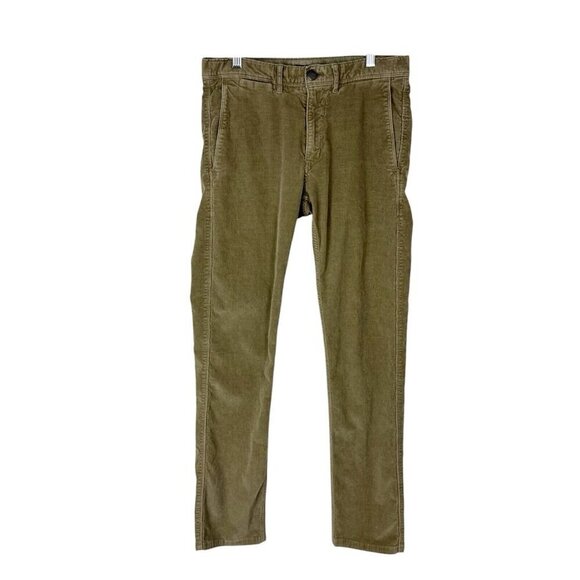 Theory Haydin QW Corduroy Pants Men's 28 Straight Leg Tan Inseam 31" - Picture 1 of 10